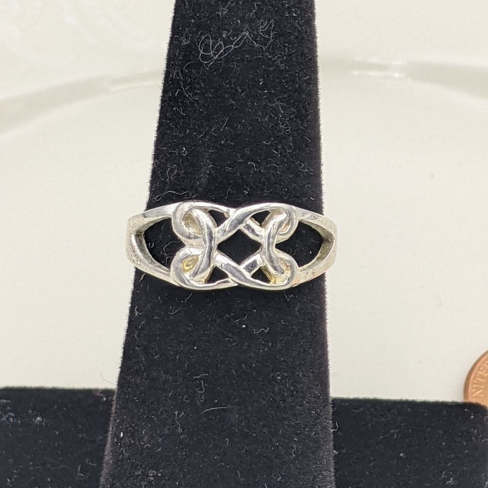 Sterling Silver Endless Knot Ring 6.5